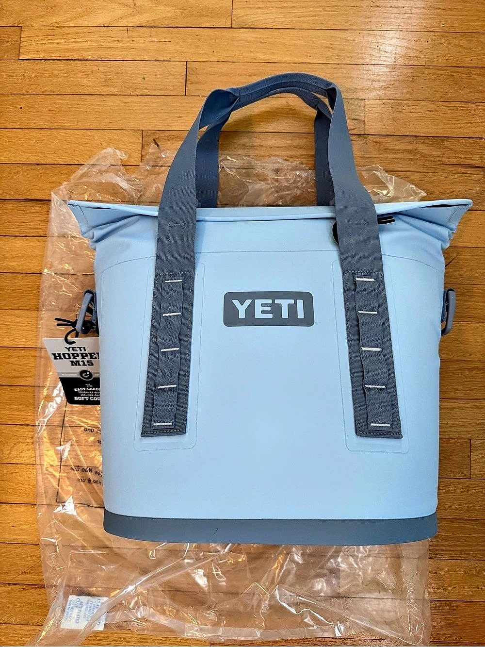 YETI Hopper M15 Soft Cooler Tote Bag Blue NWT